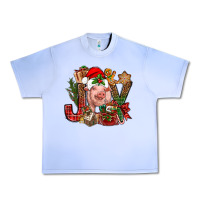 Grape Ice joy christmas with pig bbs Urban Heavy Tee - BundleAndBundleShop