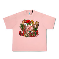 Joy Christmas With Pig Bbs Urban Heavy Tee | Teevron