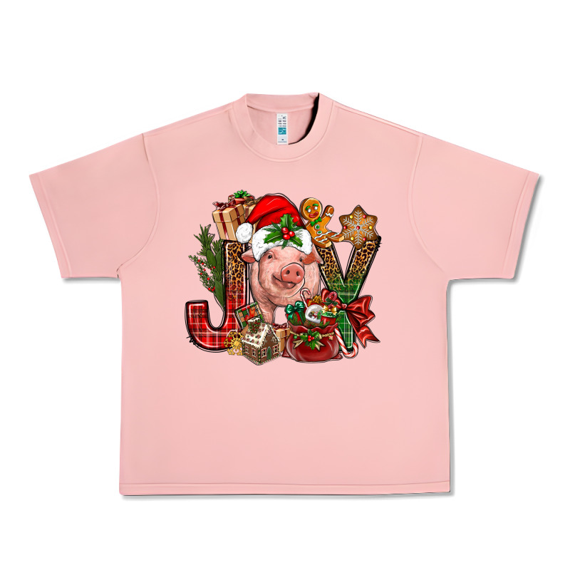 Joy Christmas With Pig Bbs Urban Heavy Tee by BundleAndBundleShop | Teevron
