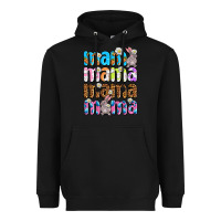 Black Easter mama mama mama Heavyweight Hoodie - OliviaCreatesArt