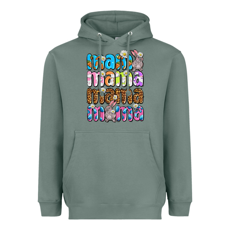 Easter Mama Mama Mama Heavyweight Hoodie by OliviaCreatesArt | Teevron