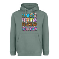 Sage Easter mama mama mama Heavyweight Hoodie - OliviaCreatesArt