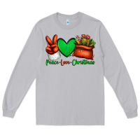 Moon Dust peace love Christmas Santa Claus hand Long Sleeve Tee - Jasminsmagicworld