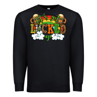 Black Let's get lucked up St. Patrick's Day Premium Sweatshirt - OliviaCreatesArt