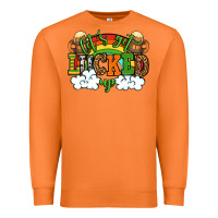 Carrot Let's get lucked up St. Patrick's Day Premium Sweatshirt - OliviaCreatesArt