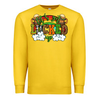 Lemon Let's get lucked up St. Patrick's Day Premium Sweatshirt - OliviaCreatesArt
