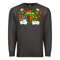 Smoke Let's get lucked up St. Patrick's Day Premium Sweatshirt - OliviaCreatesArt
