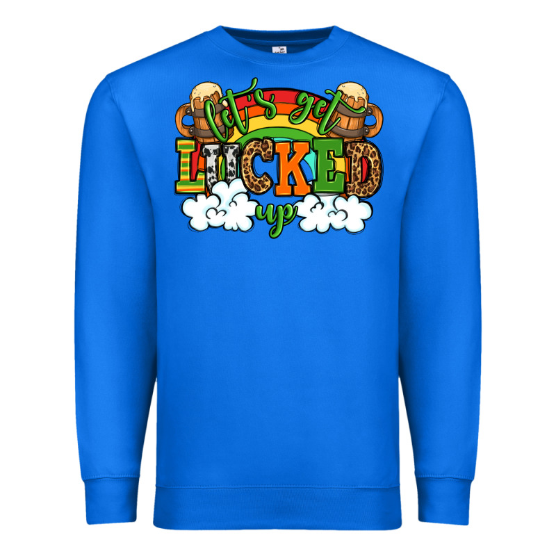 Let's Get Lucked Up St. Patrick's Day Premium Sweatshirt by OliviaCreatesArt | Teevron