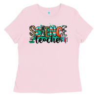 Bubblegum Pink science teacher Ladies Tee - RanaPortraitStore