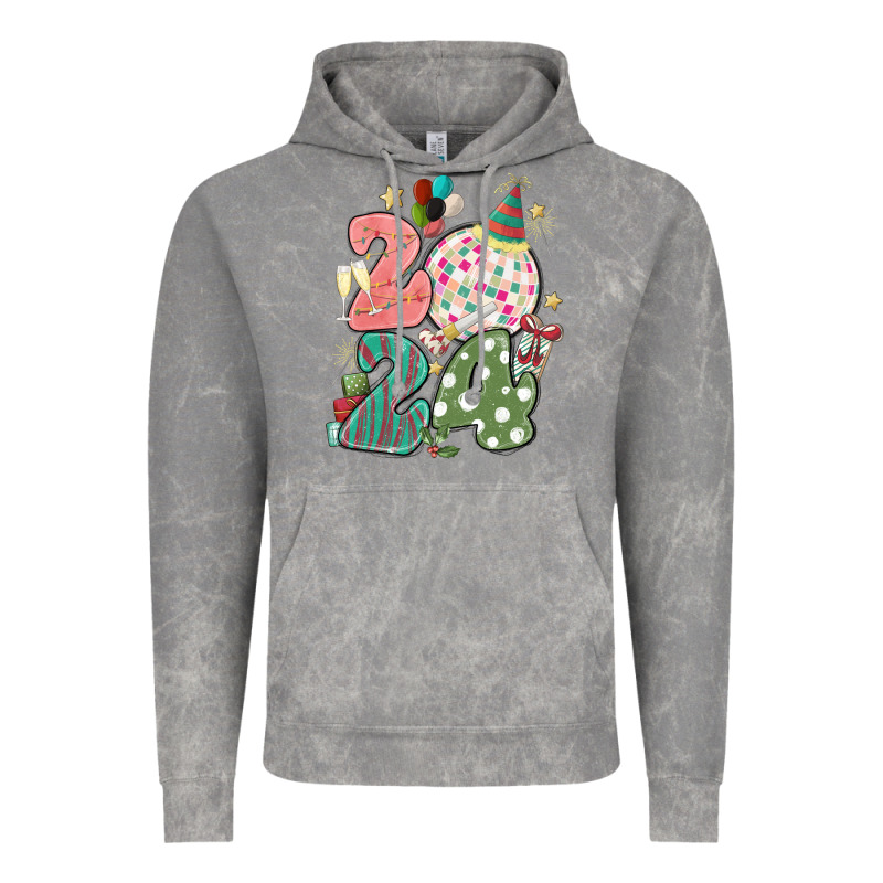 2024 Happy New Year Vintage Hoodie by MaliasSmallBusiness | Teevron