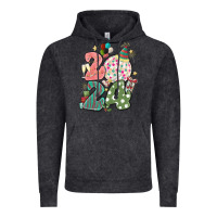 Vintage Black 2024 happy new year Vintage Hoodie - MaliasSmallBusiness