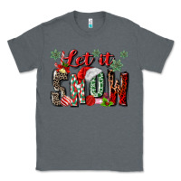 Charcoal Heather let it snow Classic Tee - MaliasSmallBusiness