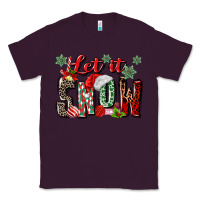 Plum let it snow Classic Tee - MaliasSmallBusiness