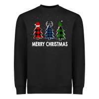 Black Merry Christmas Heavyweight Sweatshirt - Bettercallsaul