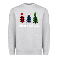 Heather Grey Merry Christmas Heavyweight Sweatshirt - Bettercallsaul