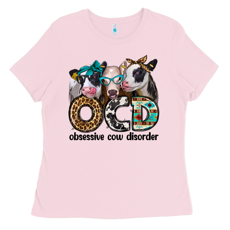 Ocd Obsessive Cow Disorder Ladies Tee by Jasminsmagicworld | Teevron