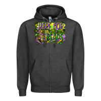 Charcoal Heather here for the beads Zipper Hoodie - CowGirlArtShop