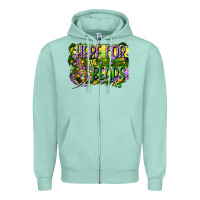 Seafoam here for the beads Zipper Hoodie - CowGirlArtShop