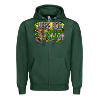 Sports Green here for the beads Zipper Hoodie - CowGirlArtShop