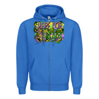 True Royal here for the beads Zipper Hoodie - CowGirlArtShop
