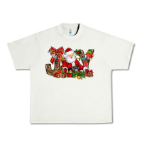Pistachio joy christmas with santa bbs Urban Heavy Tee - BundleAndBundleShop