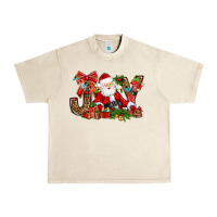 Joy Christmas With Santa Bbs Urban Heavy Tee | Teevron