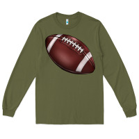 Army Green football Long Sleeve Tee - BarkalooDesign
