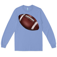 Colony Blue football Long Sleeve Tee - BarkalooDesign