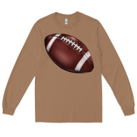Toasted Coconut football Long Sleeve Tee - BarkalooDesign