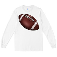 White football Long Sleeve Tee - BarkalooDesign