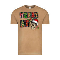 Vintage Camel Merry af skeleton messy bun Vintage Tee - NancyCooperArtShop