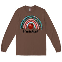 Chestnut preschool rainbow Long Sleeve Tee - RanaPortraitStore