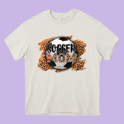 Soccer Mom Heavy Core Tee Designed By Adodesignshop