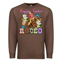 Chestnut Happy Easter rodeo cowgirl Premium Sweatshirt - OliviaCreatesArt