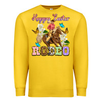 Lemon Happy Easter rodeo cowgirl Premium Sweatshirt - OliviaCreatesArt