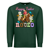 Sports Green Happy Easter rodeo cowgirl Premium Sweatshirt - OliviaCreatesArt