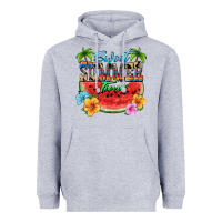 Heather Grey Sweet summer time Heavyweight Hoodie - FaDigitalArtStudio