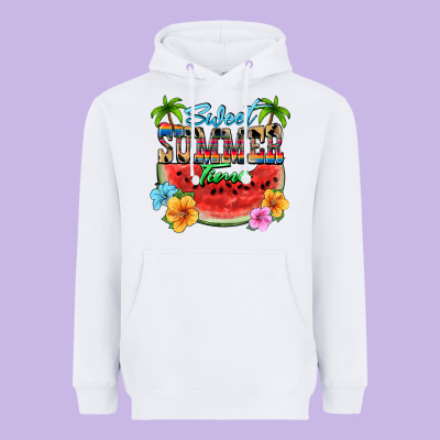 Sweet Summer Time Heavyweight Hoodie Designed By Fadigitalartstudio