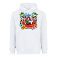 White Sweet summer time Heavyweight Hoodie - FaDigitalArtStudio
