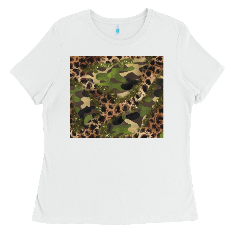 Camouflage  Leopard Ladies Tee by BarkalooDesign | Teevron