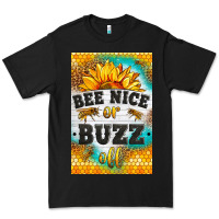 Black bee nice or buzz off Premium Tee - LillyAllenDesigns