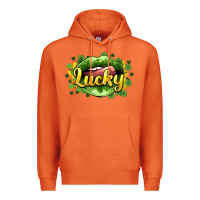 Carrot St. Patrick's Day lips lucky Premium Hoodie - HowdyJamesFarm