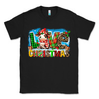 Black love christmas cow Classic Tee - MaliasSmallBusiness