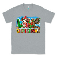 Heather Grey love christmas cow Classic Tee - MaliasSmallBusiness