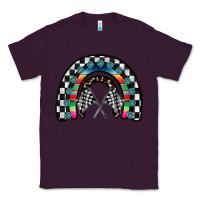 Plum Racing Rainbow Classic Tee - CowhideDigitalArt