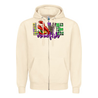 Sandshell love crawfish mardi gras Zipper Hoodie - CowGirlArtShop