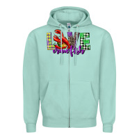 Seafoam love crawfish mardi gras Zipper Hoodie - CowGirlArtShop
