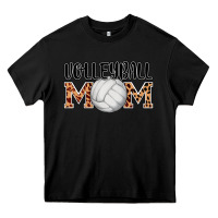 Black volleyball mom Heavy Core Tee - AdoDesignShop