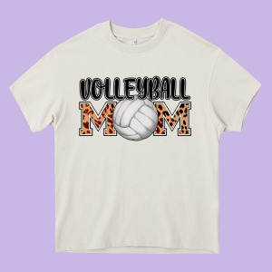 Volleyball Mom Heavy Core Tee Designed By Adodesignshop