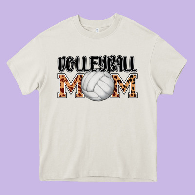 Volleyball Mom Heavy Core Tee Designed By Adodesignshop